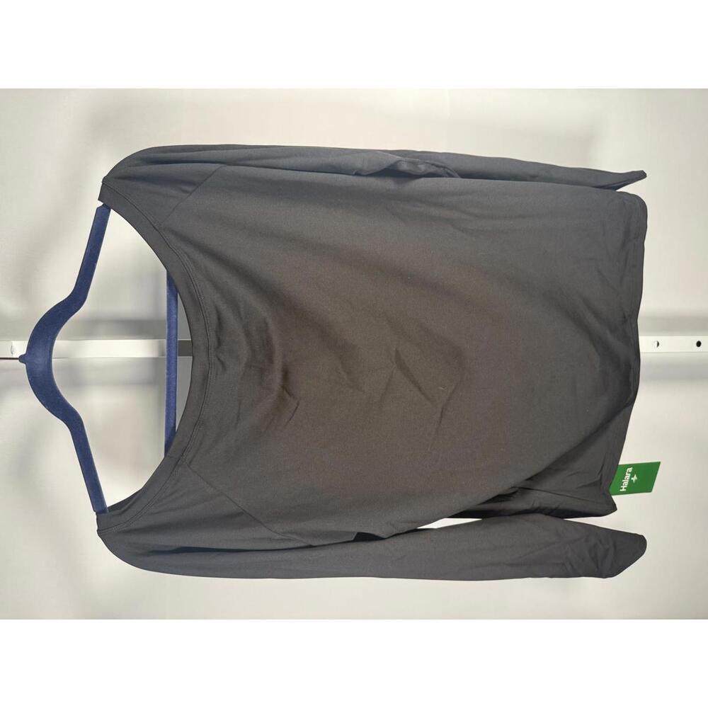 NWT Halara Boat neck long sleeve Tshirt Black L - Picture 6 of 7